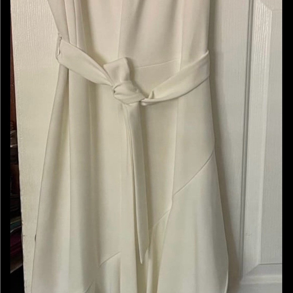 Calvin Klein off white dress